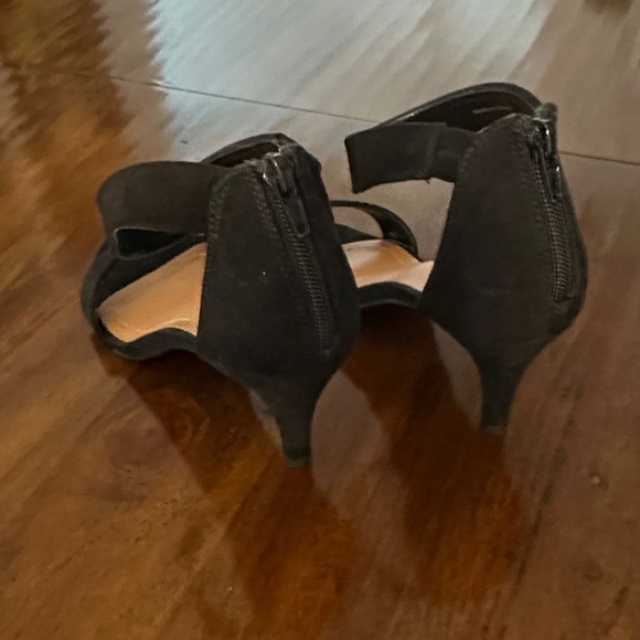 Style & Co. Black Ankle Strap Heels - Picture 3 of 4